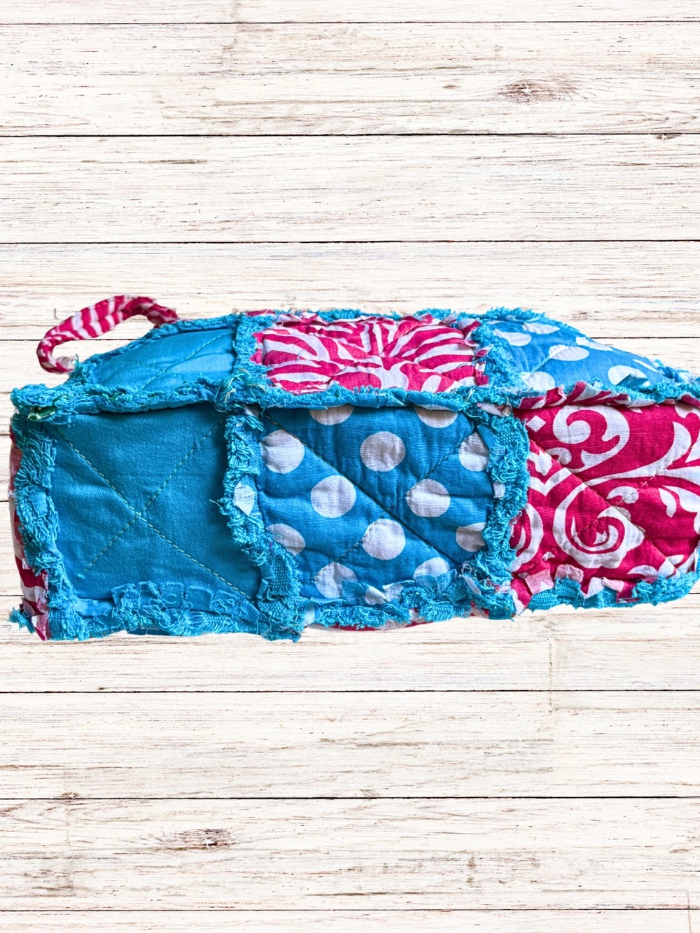 HANDCRAFTED FESTIVAL BAG Quilted Patchwork Shoulder Purse Peace Sign Y2K Hippie - Picture 3 of 10
